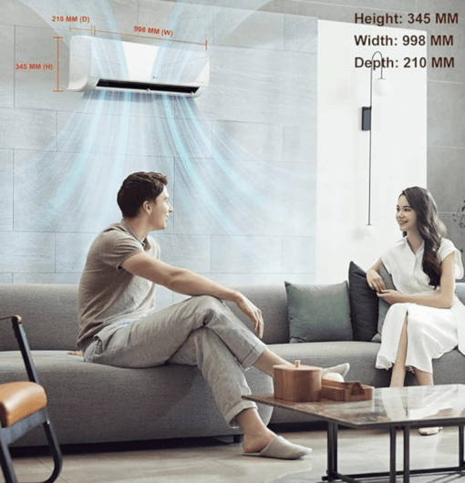 LG 1.5 Ton 4 Star Inverter Split AC (Copper, Convertible 5-in-1 Cooling, HD Filter with Anti-Virus Protection, 2021 Model, MS-Q18KNYA1, White) - Image 2